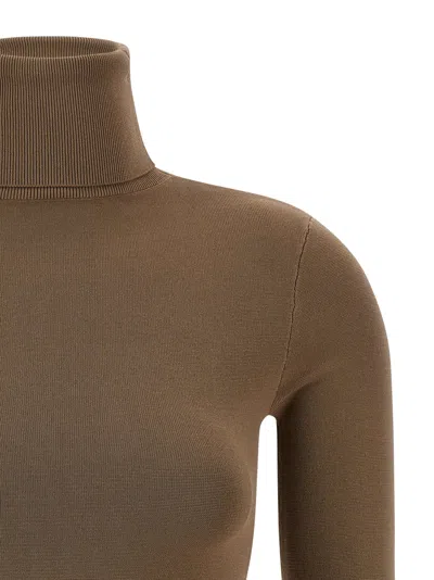 Entire Studios Viscose Dress Dresses Beige In Brown