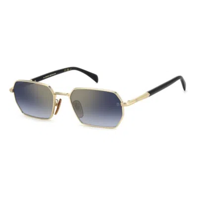 Db Eyewear By David Beckham Db 1174/srhl/1v Gold Black In Blue