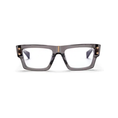 Balmain Square-frame Sunglasses In Gray