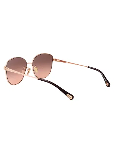 Chloé Chloe Squared Sunglasses Ch0306 Sk 002 In Brown