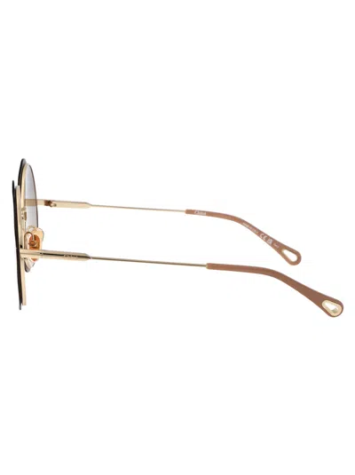 Chloé Ch0202s Sunglasses In Gold