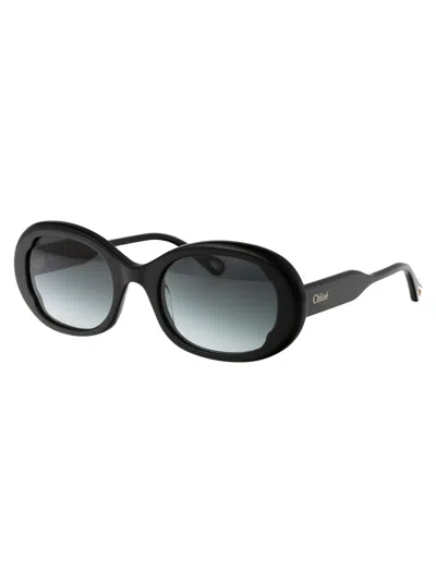 Chloé Chloe Sunglasses Ch0197 S 001 In Black