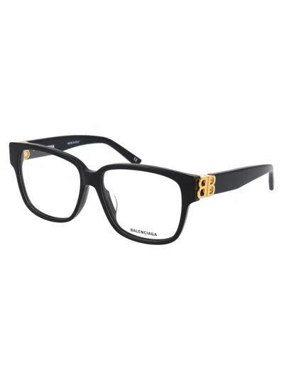 Balenciaga Black Acetate Optical Glasses In Black