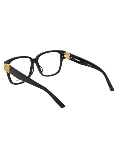 Balenciaga Black Acetate Optical Glasses In Black