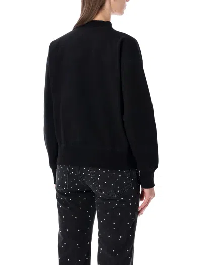 Isabel Marant Étoile Marant Étoile Moby Black Cotton Fleece Sweatshirt In Black