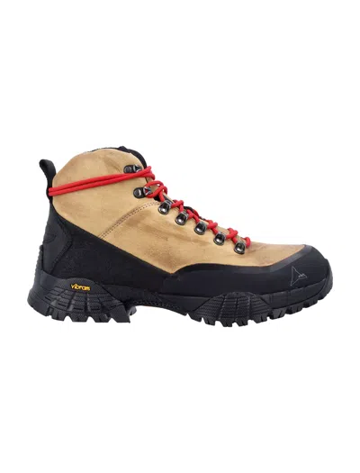 Roa Andreas Kudu Leather Hiking Boots In Brown