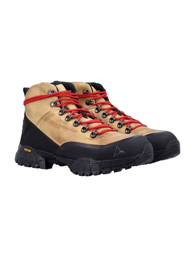 Roa Andreas Kudu Leather Hiking Boots In Brown
