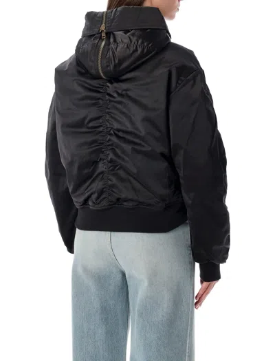 Isabel Marant Étoile Marant Étoile Elisa Short Quilted Satin Jacket In Black