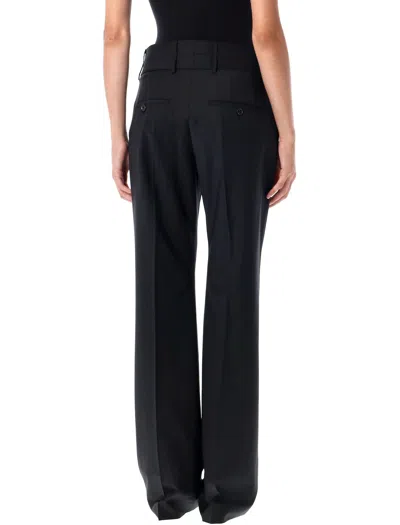 Remain Birger Christensen Remain Double Waistband Pants In Black