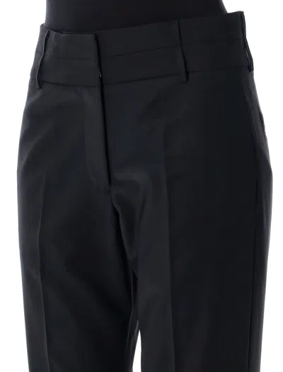 Remain Birger Christensen Remain Double Waistband Pants In Black