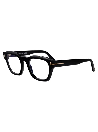 Tom Ford Nero Lucido Acetate Glasses In Black