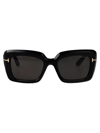 Tom Ford Leila-02 Sunglasses In Black