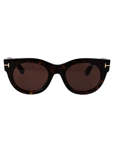 Tom Ford Marine-02 Sunglasses In Brown
