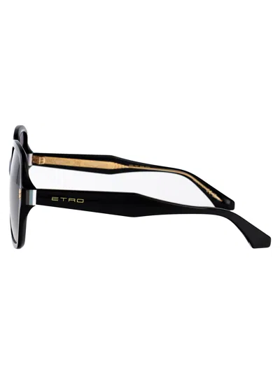 Etro Square-frame Sunglasses In Black