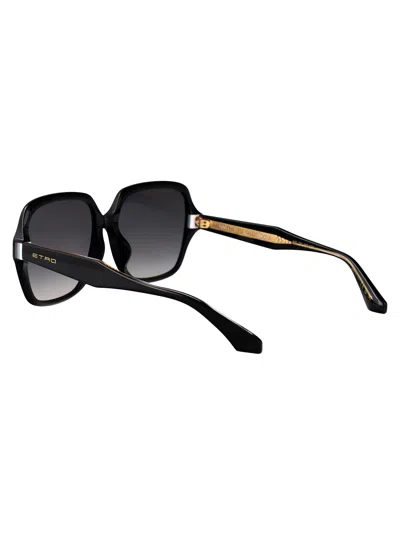 Etro Square-frame Sunglasses In Black