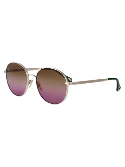 Chloé Chloe Geometrical Sunglasses Ch0325 S 002 In Multi