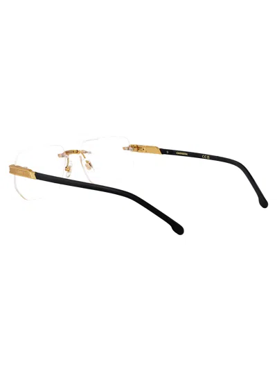 Carrera Gold Blue Metal Glasses In Brown