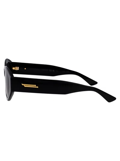 Bottega Veneta Geometrical Sunglasses Bv1408 S 001 In Black