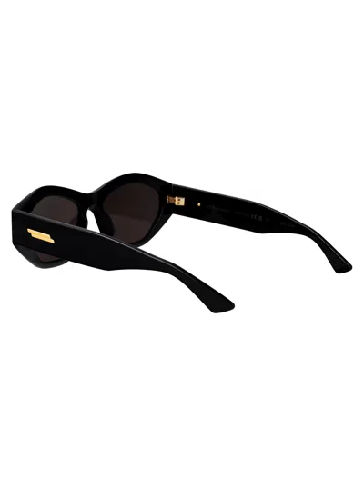 Bottega Veneta Geometrical Sunglasses Bv1408 S 001 In Black