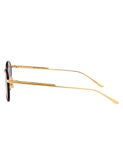 Bottega Veneta Bv1389s Sunglasses In Gold