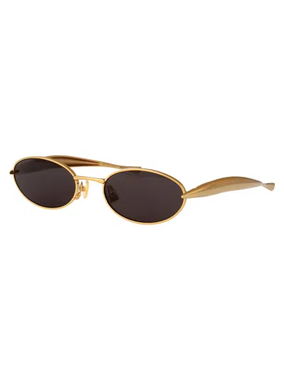 Bottega Veneta Bv1386s Sunglasses In Gold