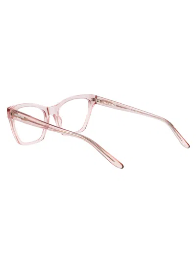 Balenciaga Pink-pink-transparent Recycled Acetate Glasses In Pink