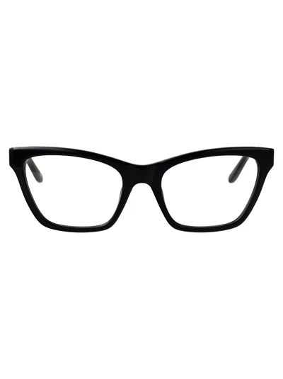 Balenciaga Black-black-transparent Recycled Acetate Glasses In Black