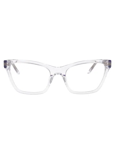 Balenciaga Crystal-crystal-transparent Recycled Acetate Glasses In Transparent