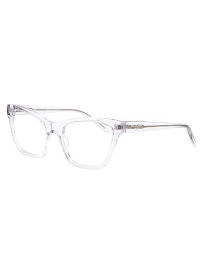 Balenciaga Crystal-crystal-transparent Recycled Acetate Glasses In Transparent