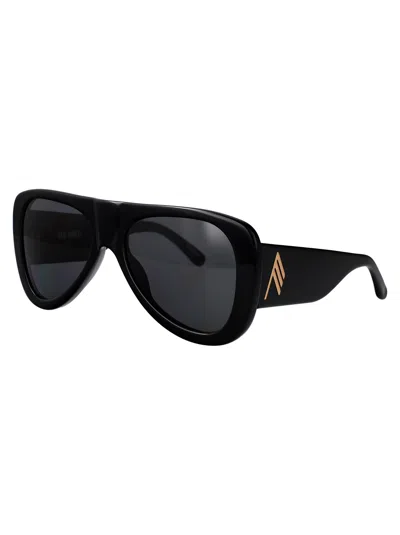 Attico Edie Sunglasses In Black