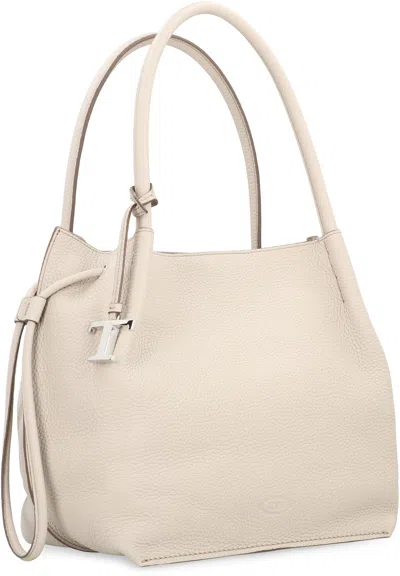 Tod's Belt Bag In Leather In Neutral