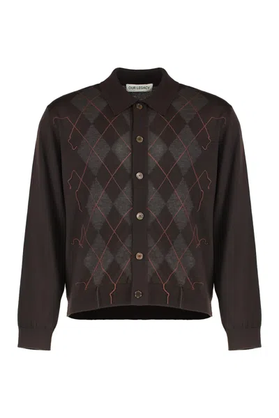 Our Legacy Evening Polo In Brown