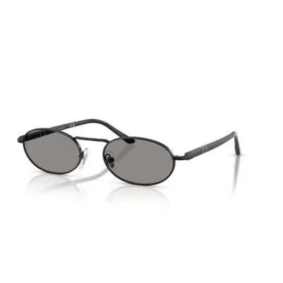 Persol 55mm Rectangular Sunglasses In Gray
