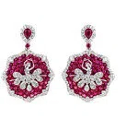 Sybarite Prima Ballerina Earrings In Red