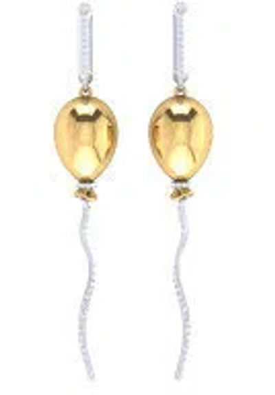 Sybarite Classic Gold Balloon Earrings In Gold
