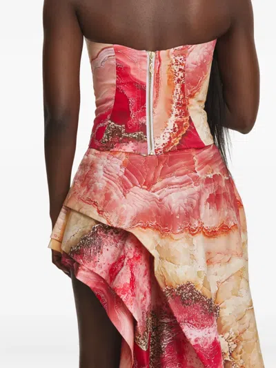 Irina Voinea Strapless Corset In Pink