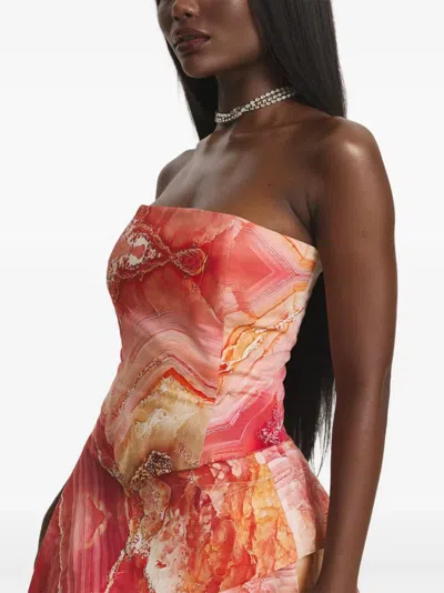 Irina Voinea Strapless Corset In Pink