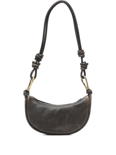 Simkhai Avery Leather Crossbody Bag In Brown