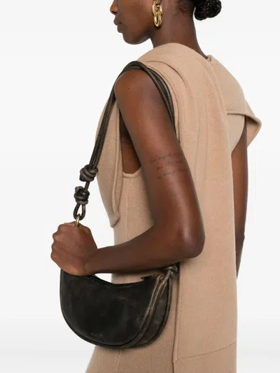 Simkhai Avery Leather Crossbody Bag In Brown