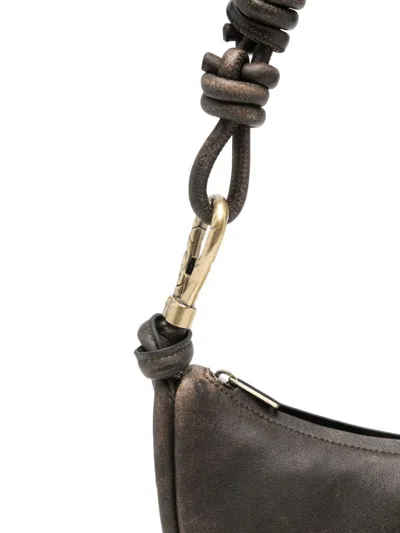 Simkhai Avery Leather Crossbody Bag In Brown