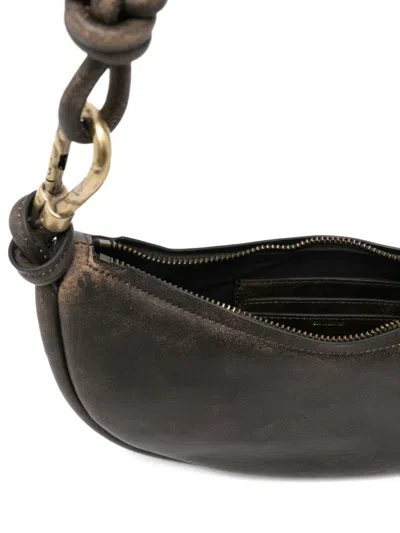 Simkhai Avery Leather Crossbody Bag In Brown