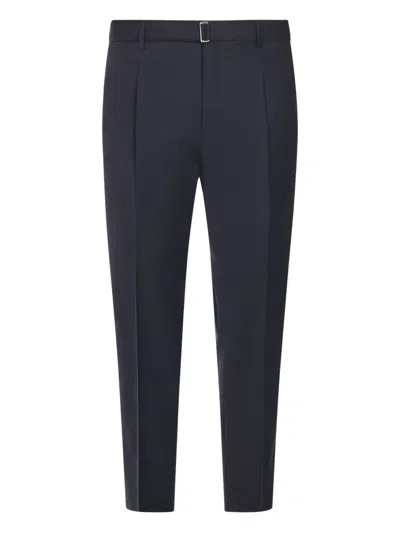 Be Able Pleated-design Side-pockets Trousers In Blue