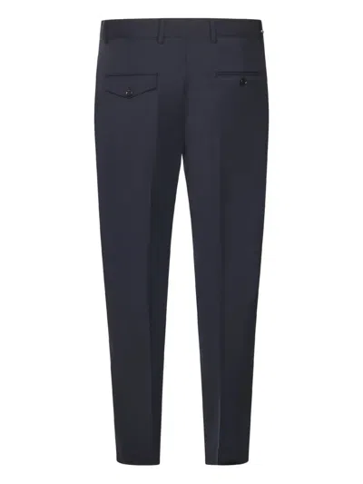 Be Able Pleated-design Side-pockets Trousers In Blue