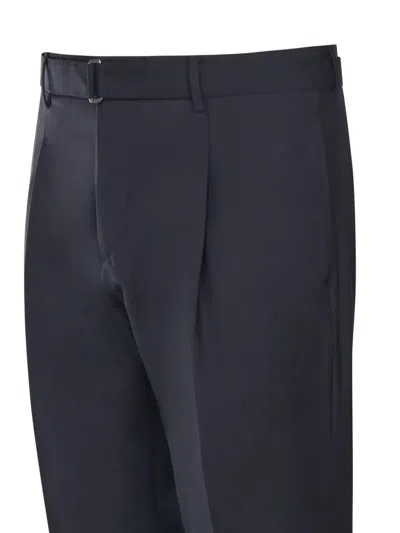 Be Able Pleated-design Side-pockets Trousers In Blue