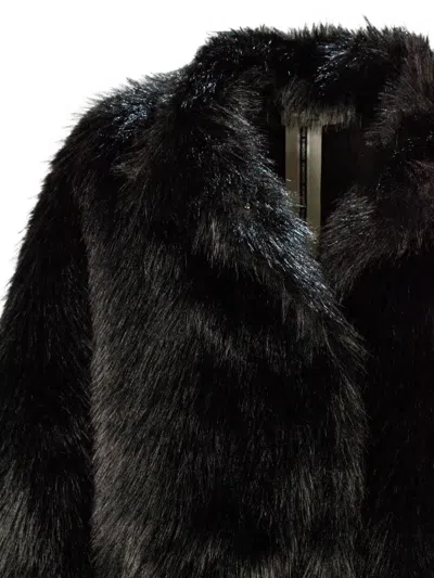 Sword 6.6.44 Long-sleeve Faux-fur Jacket In Green