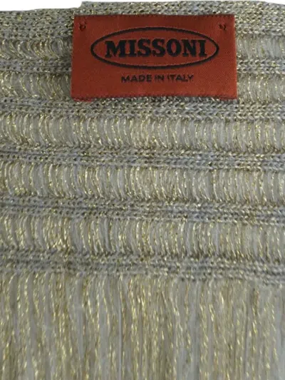Pre-owned Missoni Sleeveless Dress In Neutral