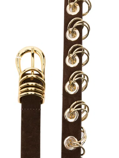 Dehanche Revenge Chain Buckle Belt In Brown