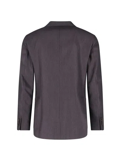 Boglioli Double-breasted Blazer Flap Pockets In Animal Print