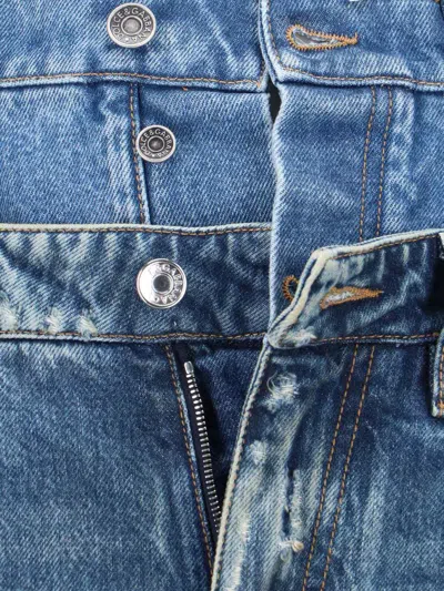 Dolce & Gabbana Wide-leg Jeans With 5 Pockets In Blue