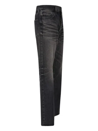Fear Of God Straight-leg Distressed Jeans In Black